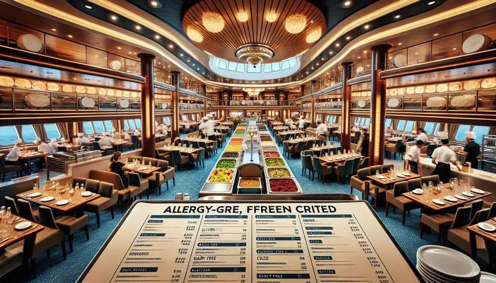 allergy friendly dining on cruises