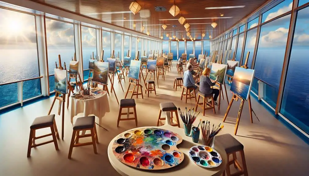 creative workshops aboard cruises