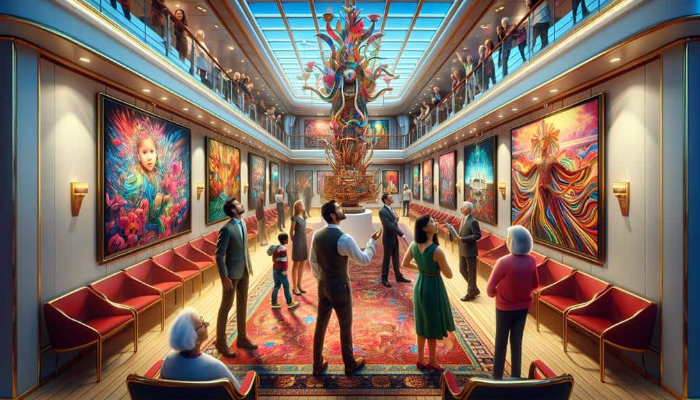 Cruise Ship Art Galleries