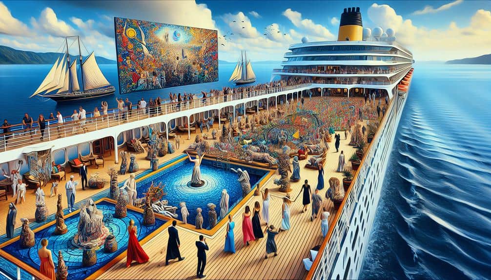 cruise ship art tours