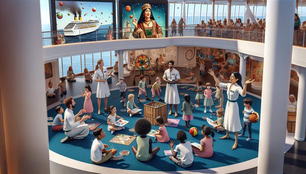 cruise ship childcare duties