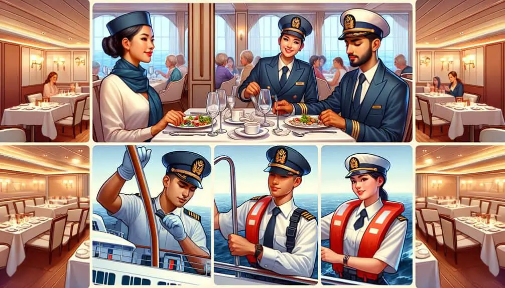cruise ship crew duties