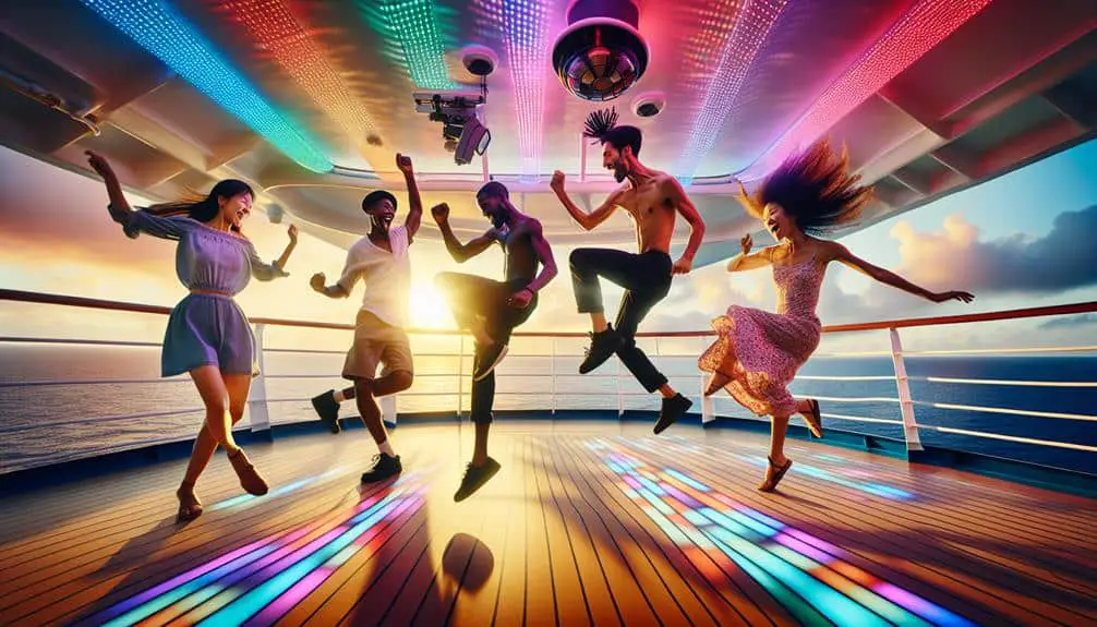 cruise ship dance highlights