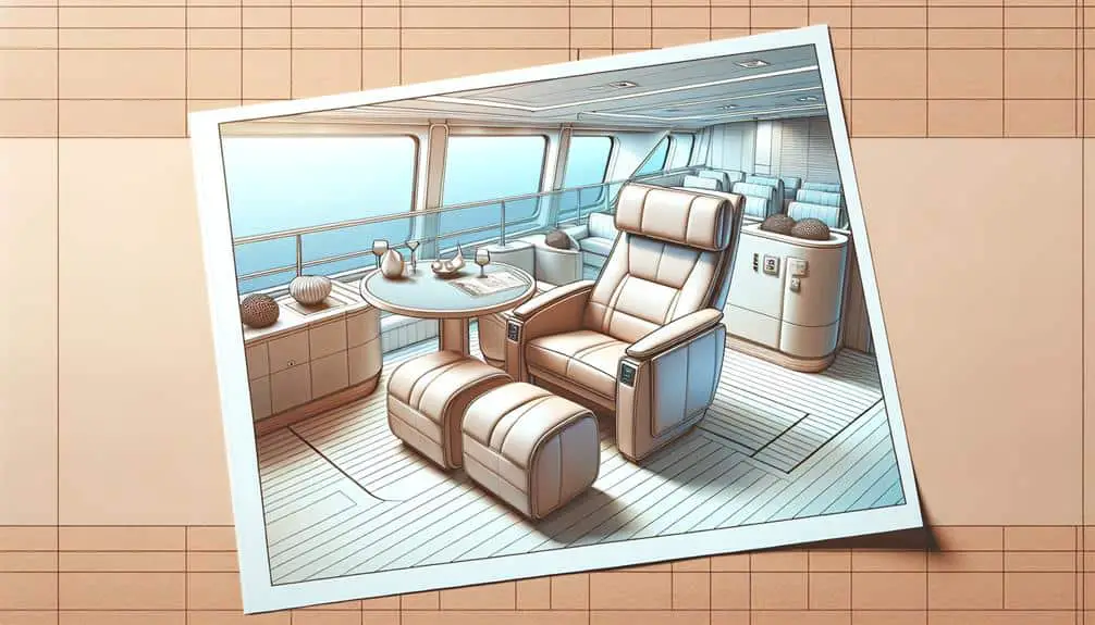 cruise ship furniture ergonomics