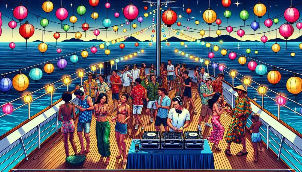 cruise ship nightly parties