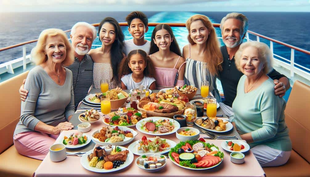 Cruises Offer Family Dining