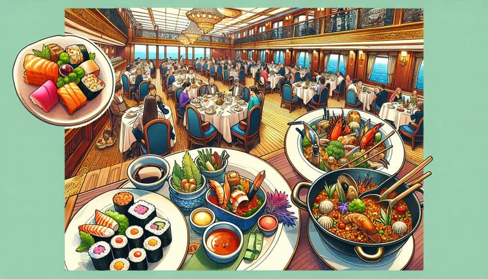 culinary adventure at sea
