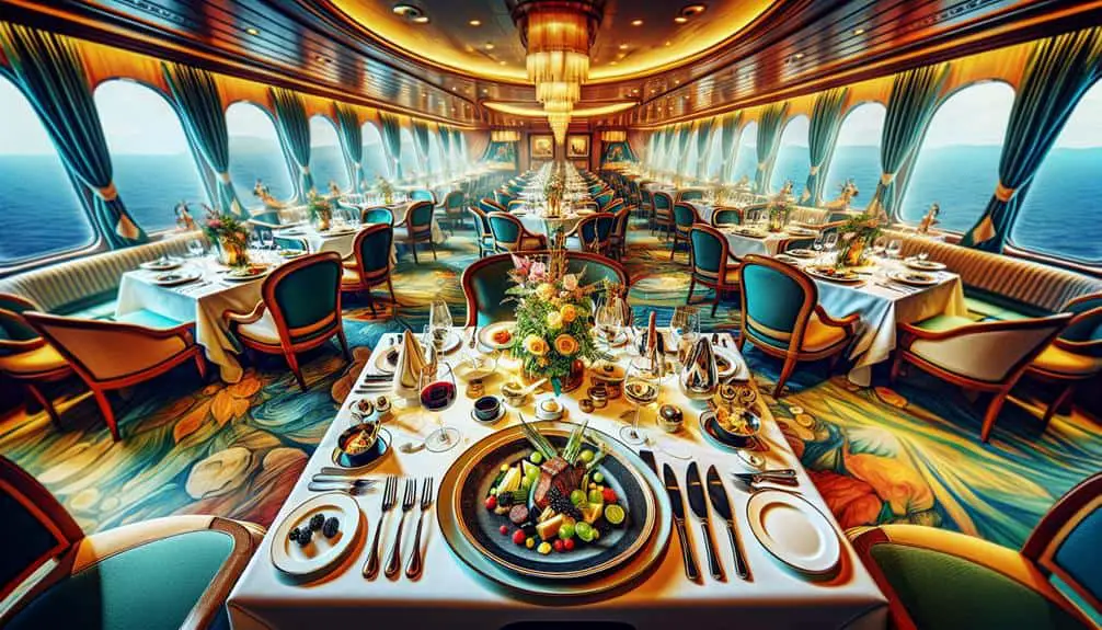 culinary luxury at sea