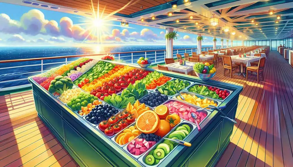 healthy dining aboard cruises