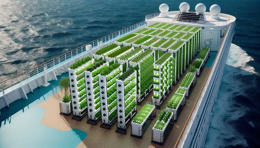 innovative hydroponic farming onboard