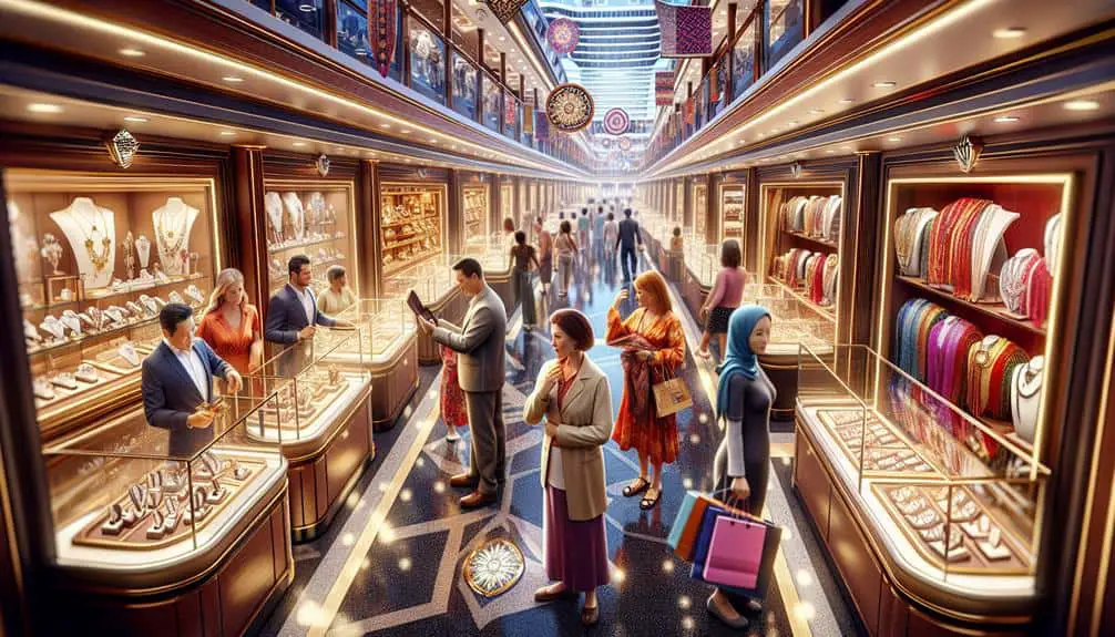 Luxury Cruise Ship Shopping