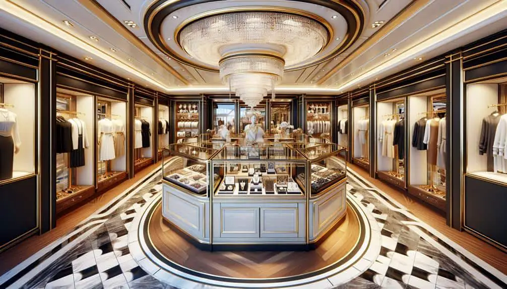 Luxury Shopping At Sea