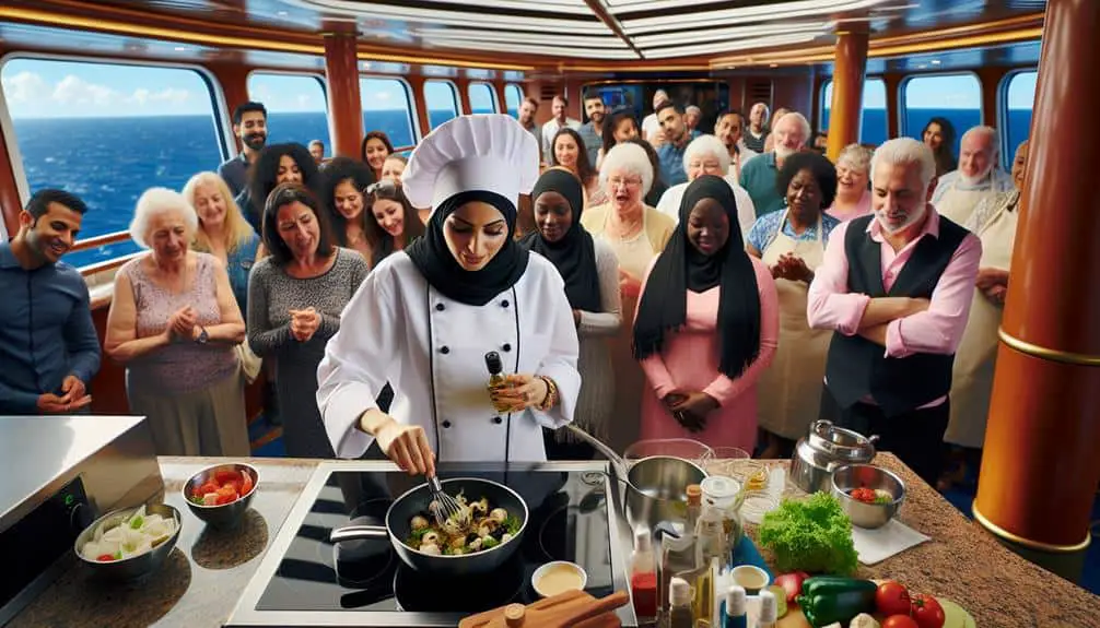 onboard culinary classes offered