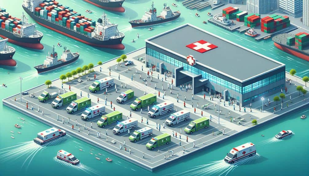 port facilities medical services