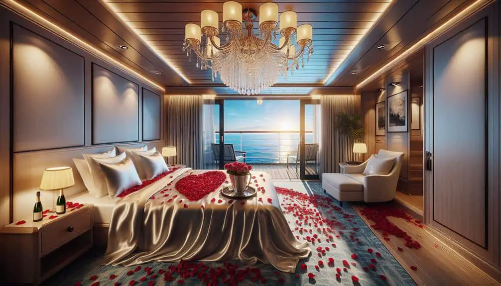 romantic cruise cabin types