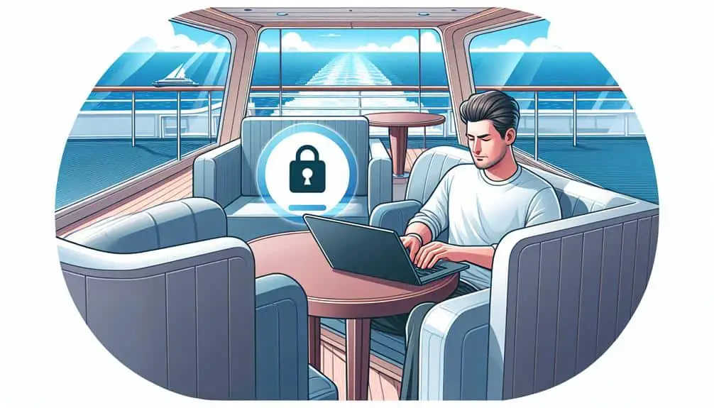 secure internet access onboard