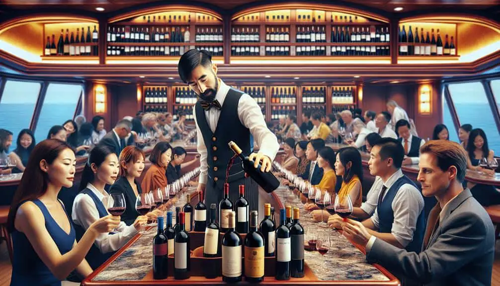 wine options on cruises